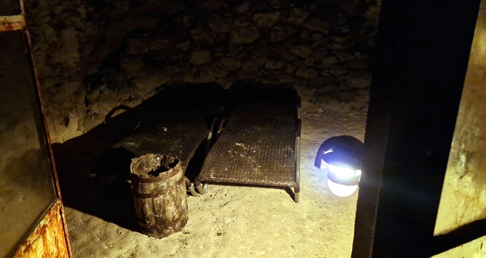 Det er muligt at overnatte ned i Daugbjerg Kalkgruber