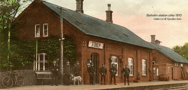 Stoholm Station omkr. 1910
