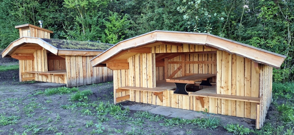Shelters og toilet/vand undervejs ved Daugbjerg Dås (3.september 2026) Shelters og toilet/vand undervejs ved Daugbjerg Dås (3.september 2026)